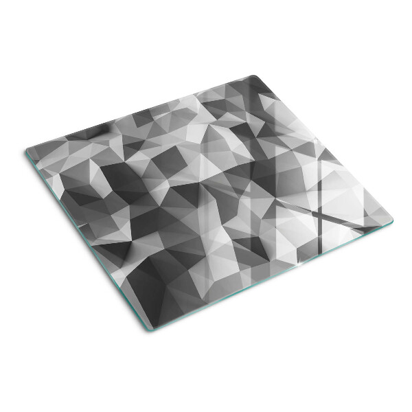 Glas skærebræt Abstrakt geometrisk mønster