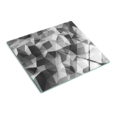 Glas skærebræt Abstrakt geometrisk mønster