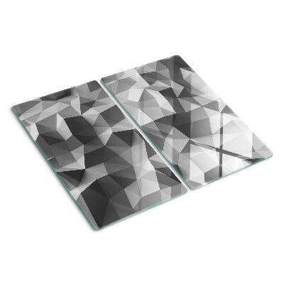 Glas skærebræt Abstrakt geometrisk mønster