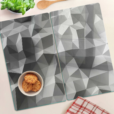 Glas skærebræt Abstrakt geometrisk mønster