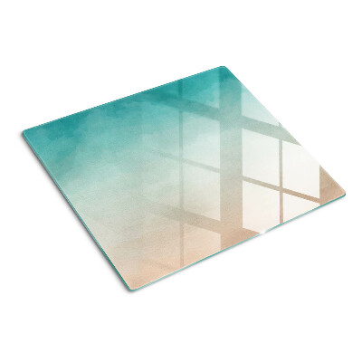Glas skærebræt Blå og orange gradient