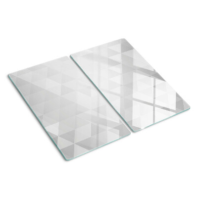 Glas skærebræt Geometriske mønstre i grå nuancer