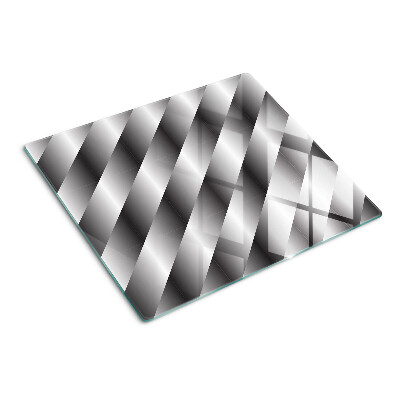 Glas skærebræt Geometriske mønstre i grå nuancer