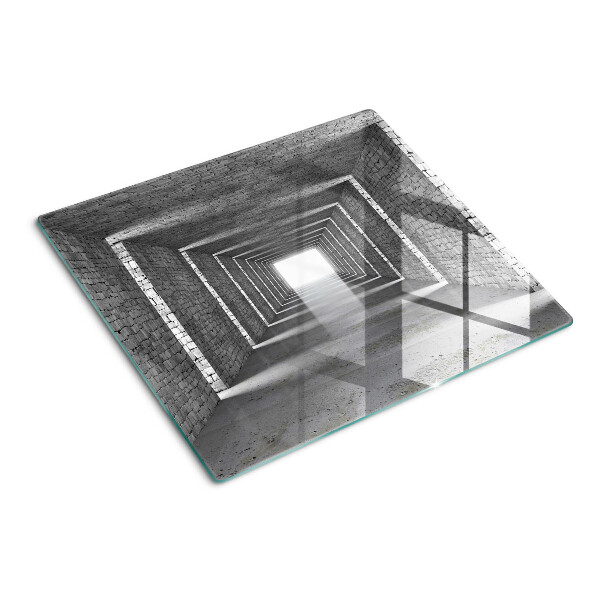 Glas skærebræt Illusionen af dybde i arkitektur