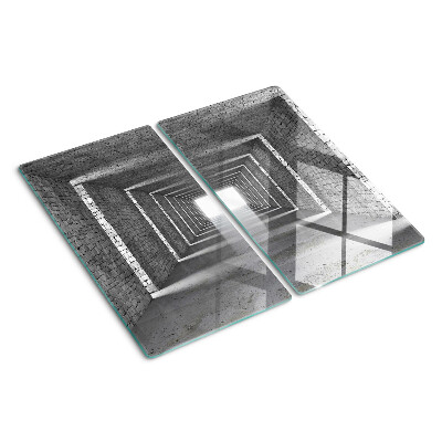 Glas skærebræt Illusionen af dybde i arkitektur