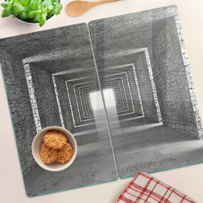 Glas skærebræt Illusionen af dybde i arkitektur