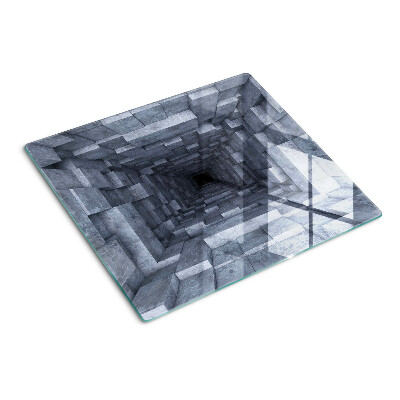 Glas skærebræt Dyb hul illusion