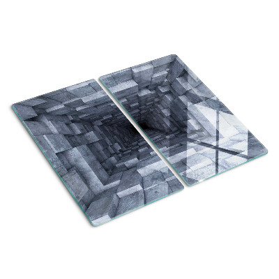 Glas skærebræt Dyb hul illusion