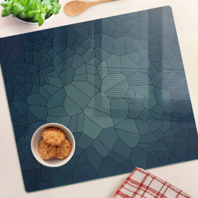Skærebræt i glas Mosaikmønster