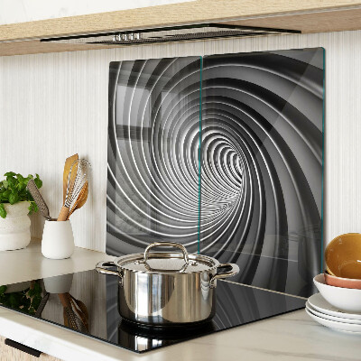 Glas skærebræt Hvirvlende spiralmønster