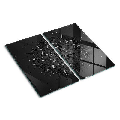 Skærebræt i glas Abstrakt geometrisk mønster