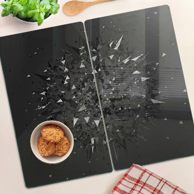 Skærebræt i glas Abstrakt geometrisk mønster