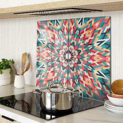 Glas skærebræt Flerfarvet mandala