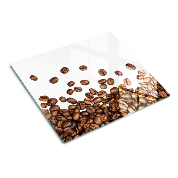 Glas skærebræt Kaffebønner