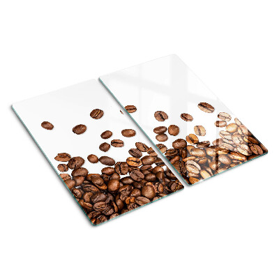 Glas skærebræt Kaffebønner