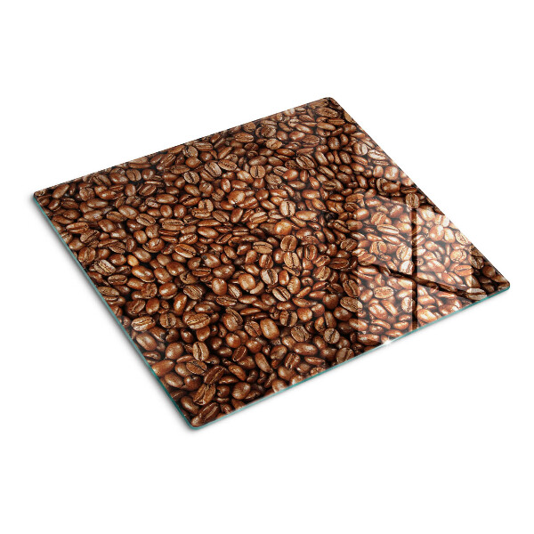 Skærebræt i glas Kaffebønner