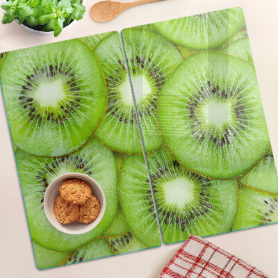 Glas skærebræt Kiwi-skiver