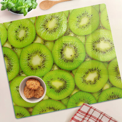 Skærebræt i glas Kiwi-skiver
