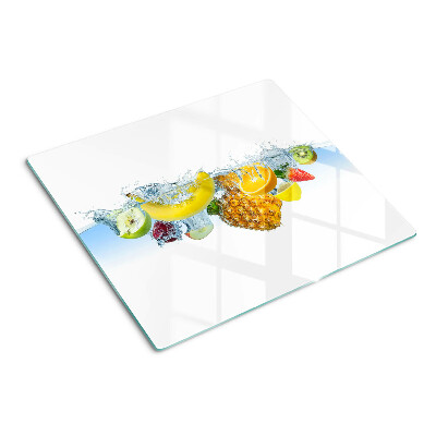 Skærebræt i glas Frugt i vand