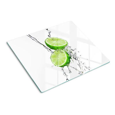 Skærebræt i glas Citroner i vand