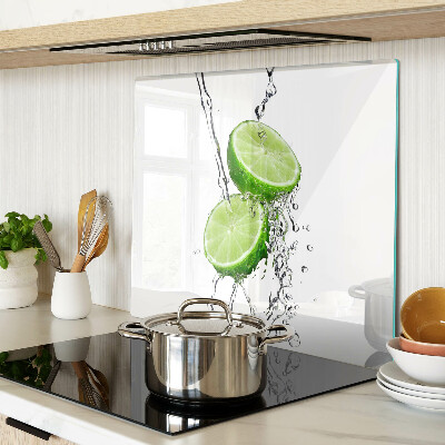 Skærebræt i glas Citroner i vand