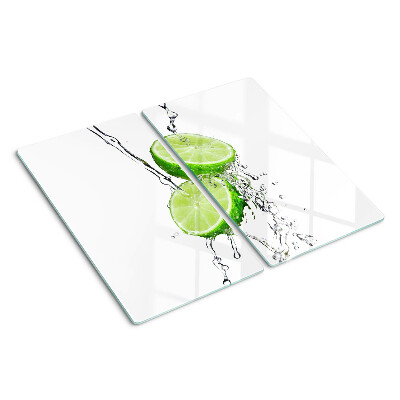 Skærebræt i glas Citroner i vand