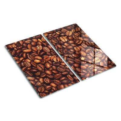 Skærebræt i glas Kaffebønner