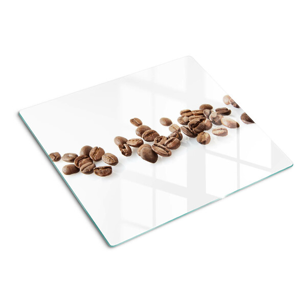 Skærebræt i glas Kaffebønner