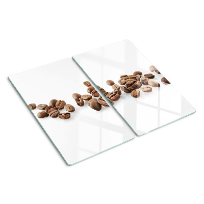 Skærebræt i glas Kaffebønner