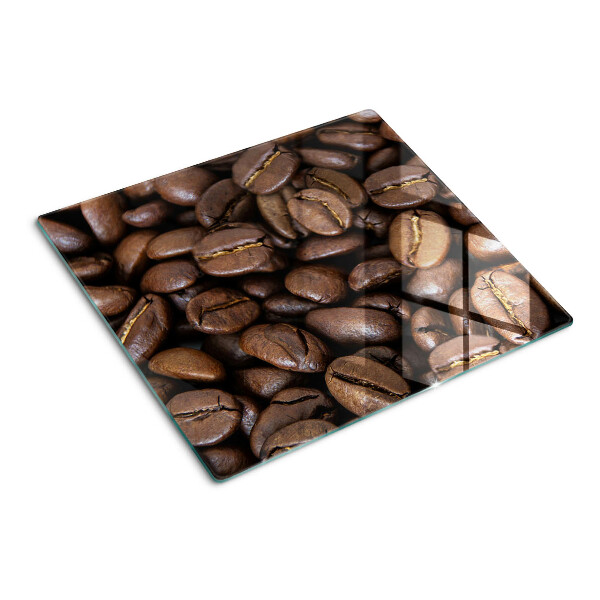 Skærebræt i glas Kaffebønner