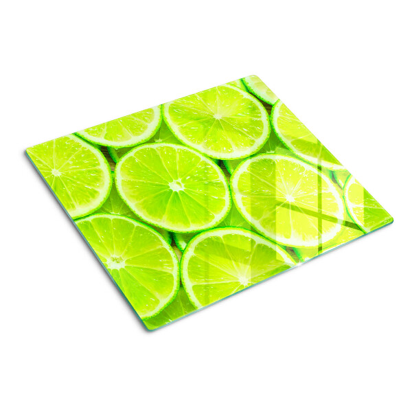 Glas skærebræt Limeskiver