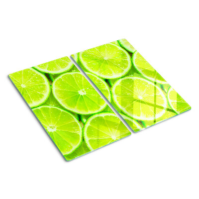 Glas skærebræt Limeskiver