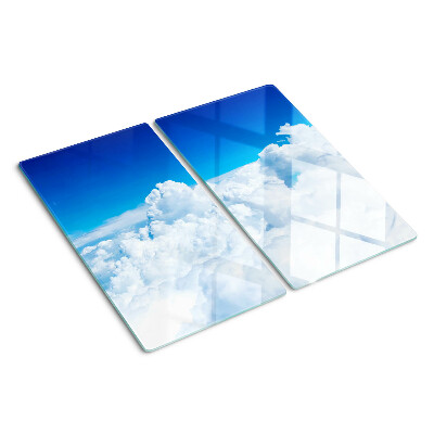 Glas skærebræt Himmel med skyer