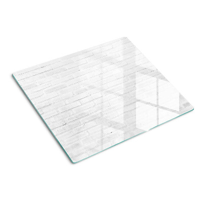 Glas skærebræt Murstensvæg i minimalistisk stil