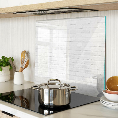 Glas skærebræt Murstensvæg i minimalistisk stil