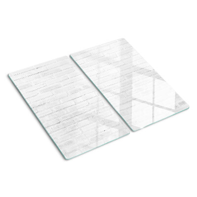 Glas skærebræt Murstensvæg i minimalistisk stil
