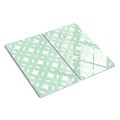 Glas skærebræt Geometriske mønstre i pastelfarver