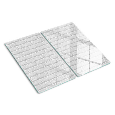 Glas skærebræt Murstensvæg