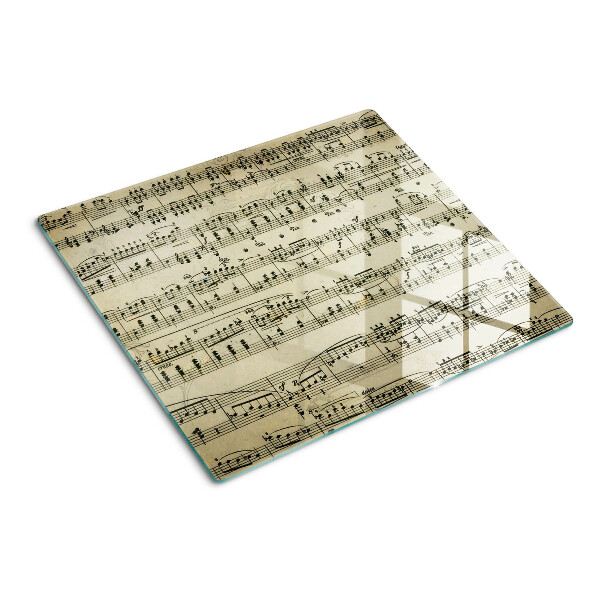 Glas skærebræt Musikalsk notation