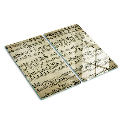 Glas skærebræt Musikalsk notation