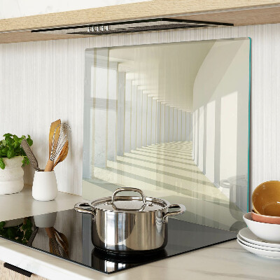 Skærebræt i glas Arkitektonisk perspektiv med spejleffekt