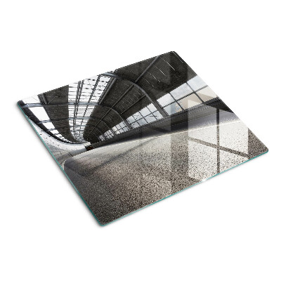 Skærebræt i glas Moderne arkitektur og geometri