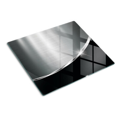 Glas skærebræt Metallisk glans med refleksioner