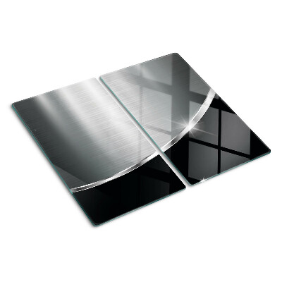 Glas skærebræt Metallisk glans med refleksioner