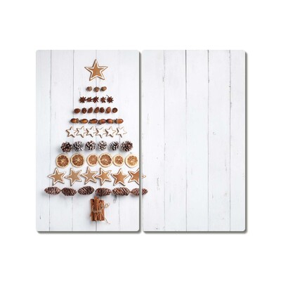 Glas skærebræ Gingerbread Christmas Tree Ornaments