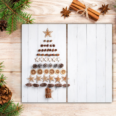 Glas skærebræ Gingerbread Christmas Tree Ornaments