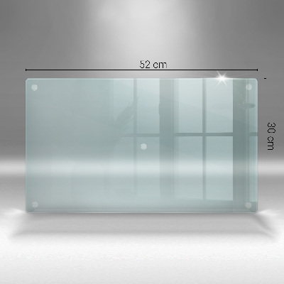 Rektangulært skærebræt i glas Rektangulært skærebræt i glas gennemsigtig