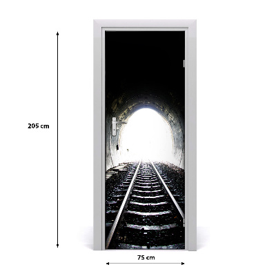 Tapet til døre Tunnel jernbanespor