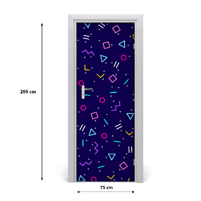 Tapet til døre Geometrisk baggrund