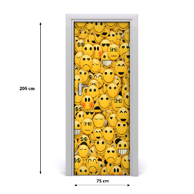 Dørklistermærke Emoticons